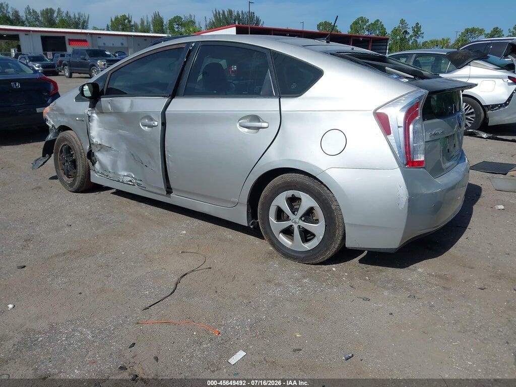 JTDKN3DU2D5590106 2013 TOYOTA PRIUS photo no. 3