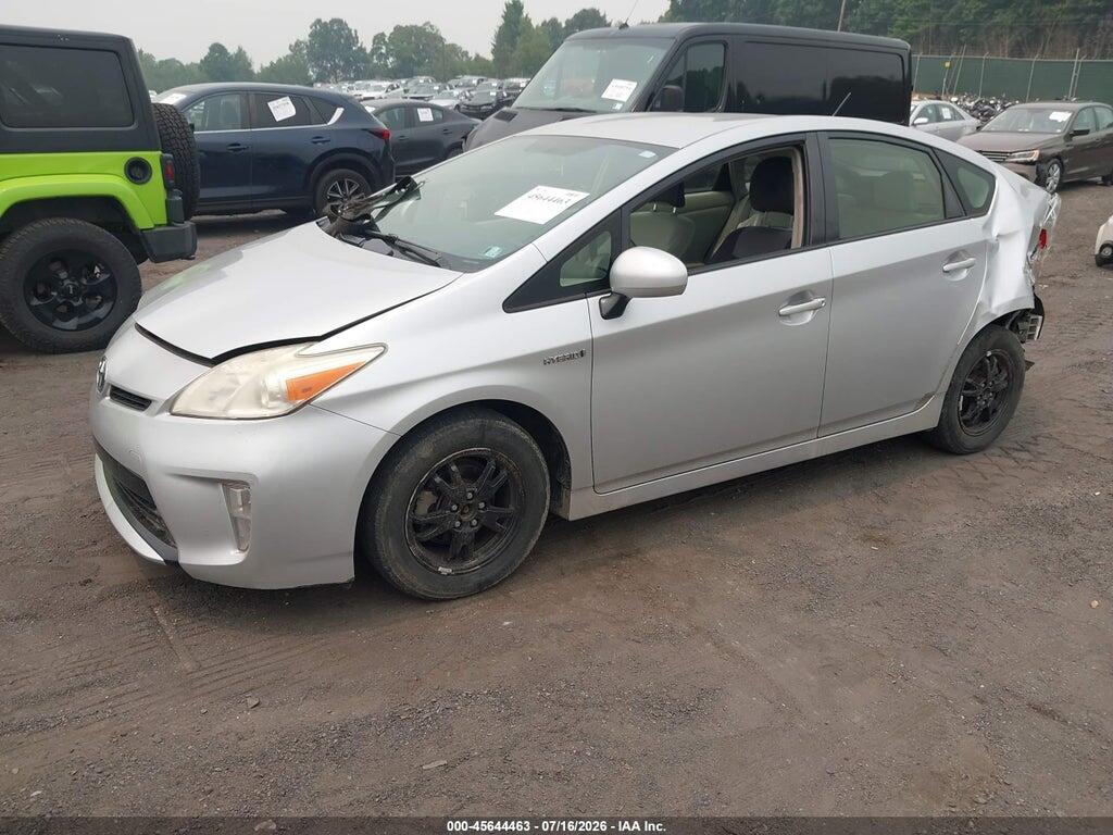 JTDKN3DU0D5626925 2013 TOYOTA PRIUS photo no. 2