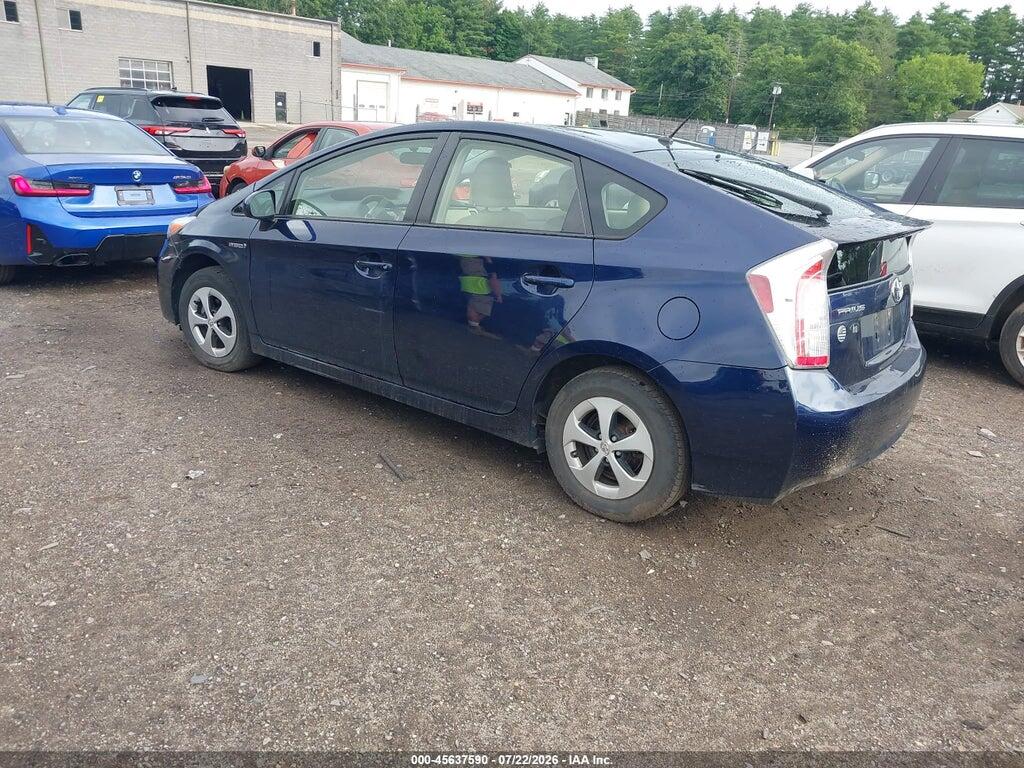 JTDKN3DU9D0351343 2013 TOYOTA PRIUS photo no. 3