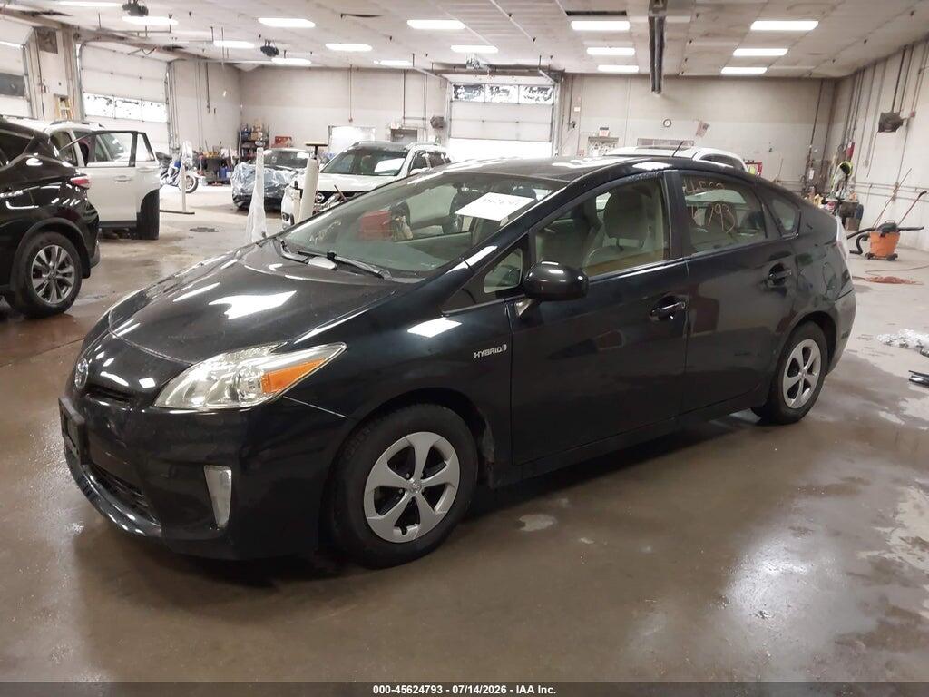JTDKN3DU6D5545427 2013 TOYOTA PRIUS photo no. 2