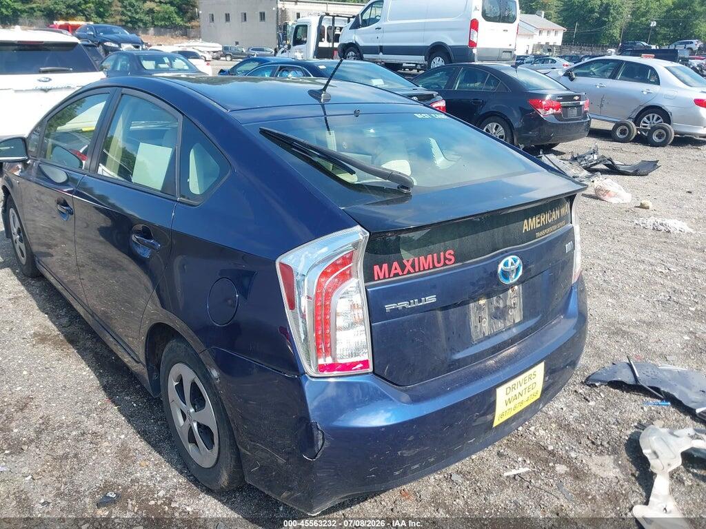 JTDKN3DU2D1732347 2013 TOYOTA PRIUS photo no. 3