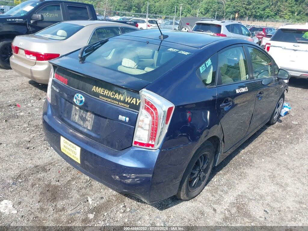 JTDKN3DU2D1732347 2013 TOYOTA PRIUS photo no. 4