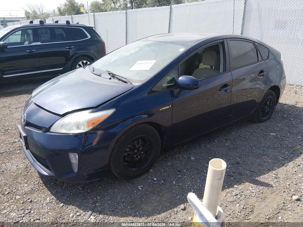 JTDKN3DU6D0352711 2013 TOYOTA PRIUS photo no. 2