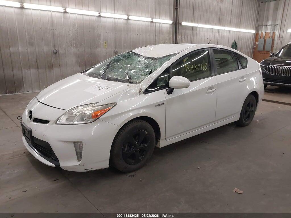 JTDKN3DU1D5591733 2013 TOYOTA PRIUS photo no. 2