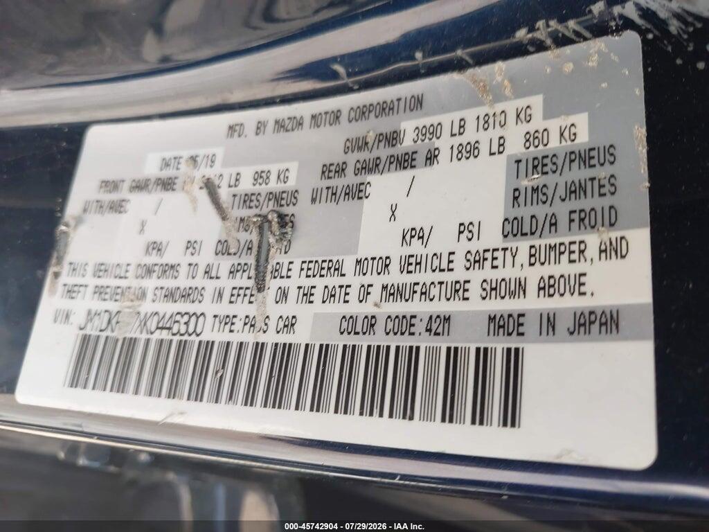 JM1DKFB7XK0446300 2019 MAZDA CX-3 photo no. 9