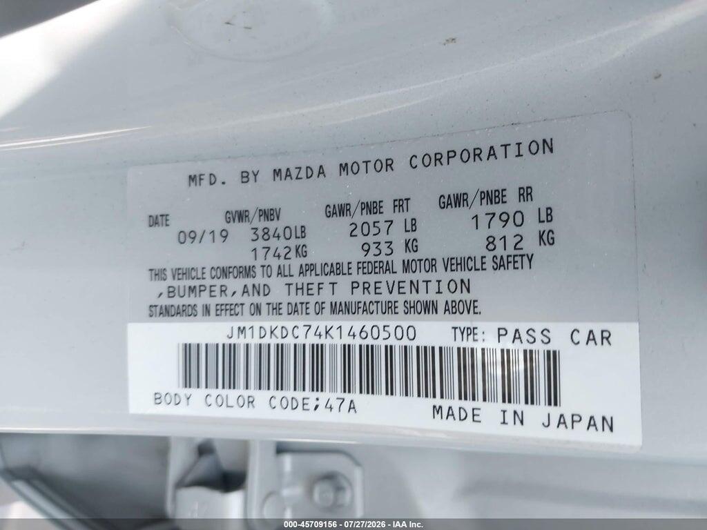 JM1DKDC74K1460500 2019 MAZDA CX-3 photo no. 9