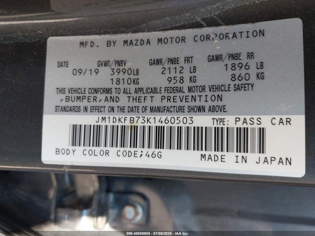 JM1DKFB73K1460503 2019 MAZDA CX-3 photo no. 9