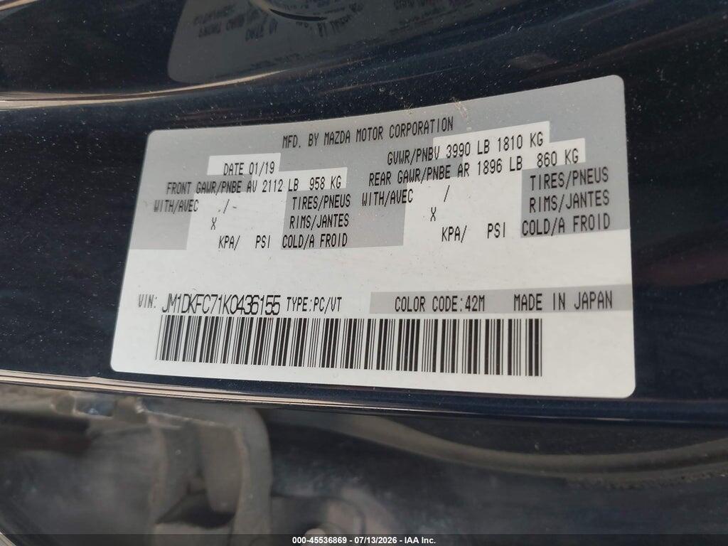 JM1DKFC71K0436155 2019 MAZDA CX-3 photo no. 9
