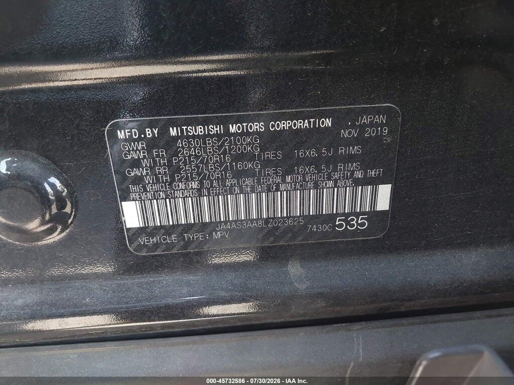 JA4AS3AA8LZ023625 2020 MITSUBISHI ECLIPSE CROSS photo no. 9