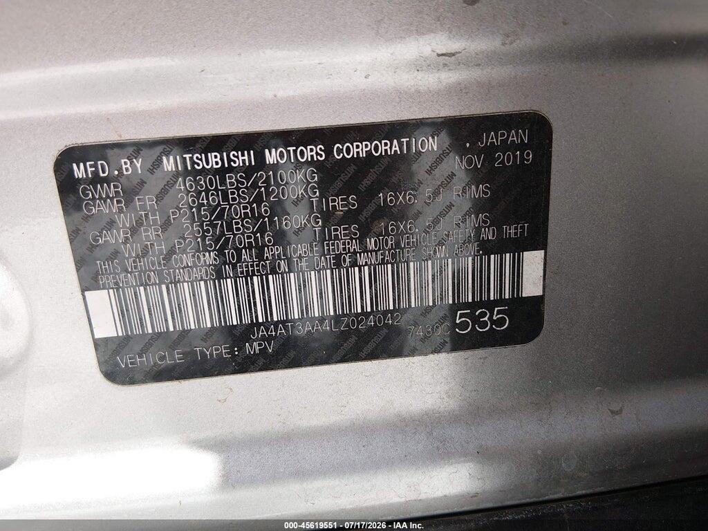 JA4AT3AA4LZ024042 2020 MITSUBISHI ECLIPSE CROSS photo no. 9