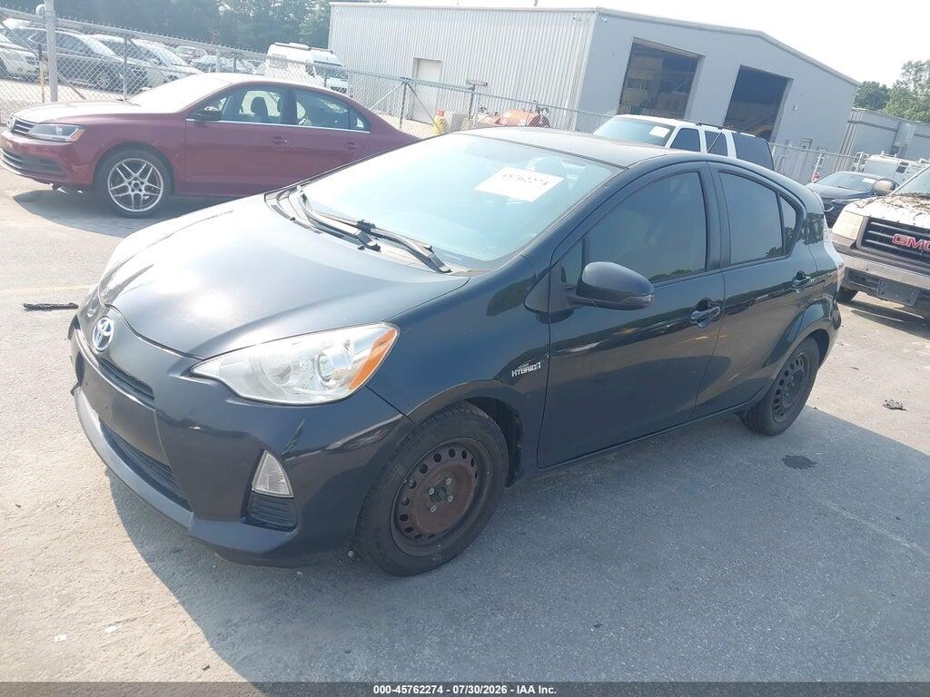 JTDKDTB3XD1537691 2013 TOYOTA PRIUS C photo no. 2