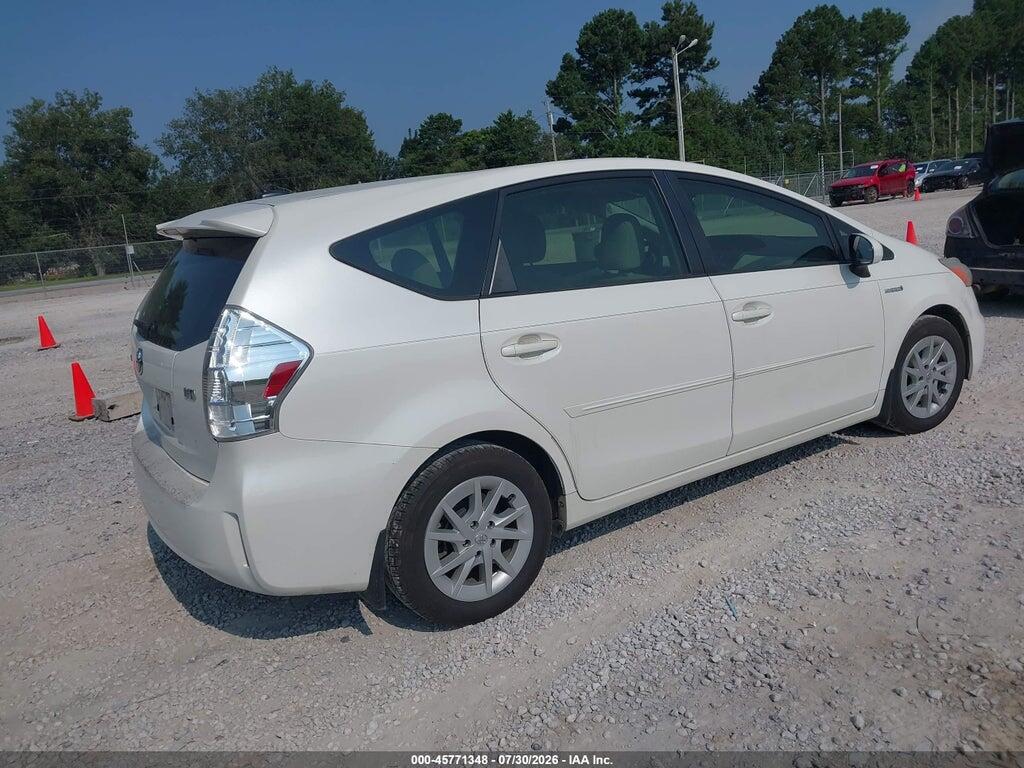 JTDZN3EU4D3206657 2013 TOYOTA PRIUS V photo no. 4