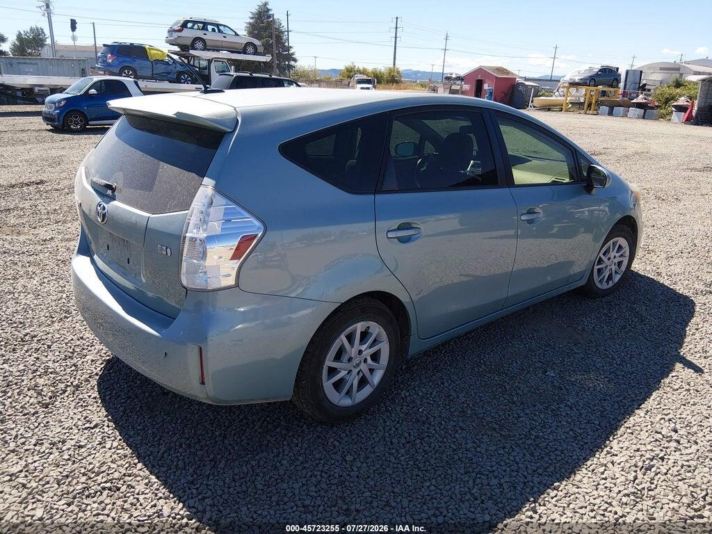 JTDZN3EU3D3202017 2013 TOYOTA PRIUS V photo no. 4