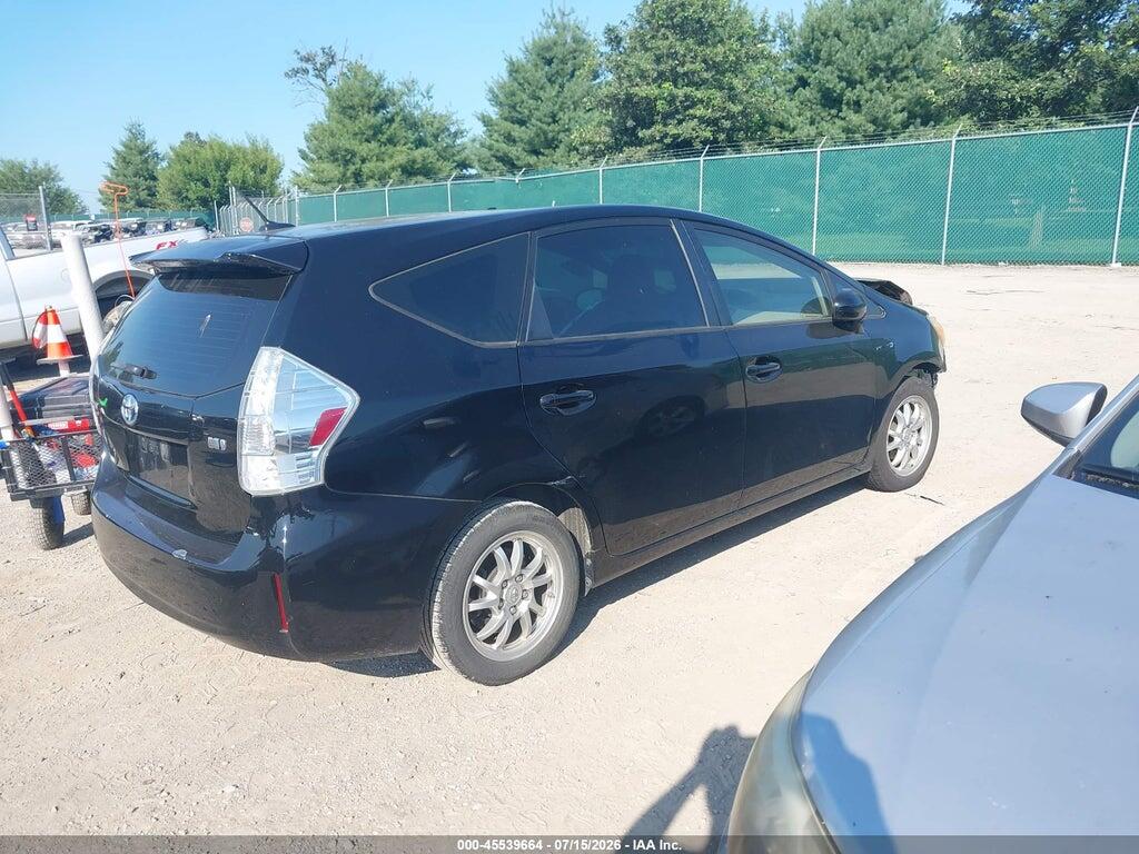 JTDZN3EU8D3199261 2013 TOYOTA PRIUS V photo no. 4