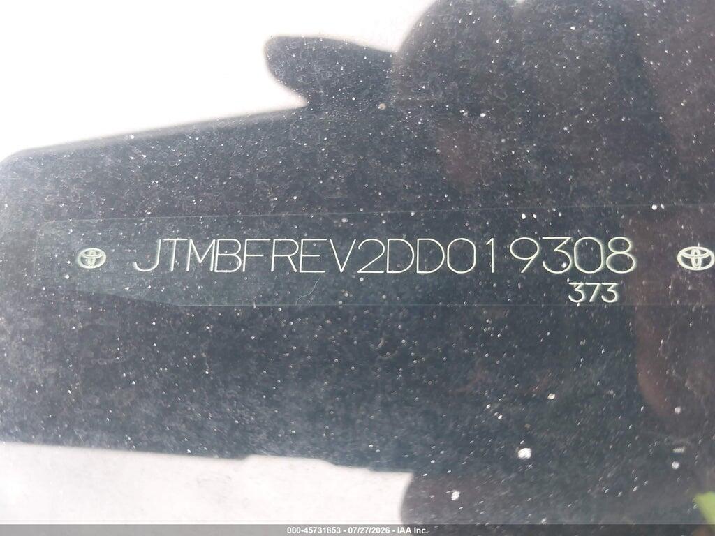 JTMBFREV2DD019308 2013 TOYOTA RAV4 photo no. 9