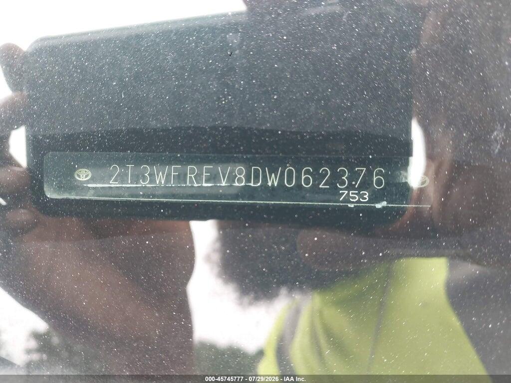 2T3WFREV8DW062376 2013 TOYOTA RAV4 photo no. 9