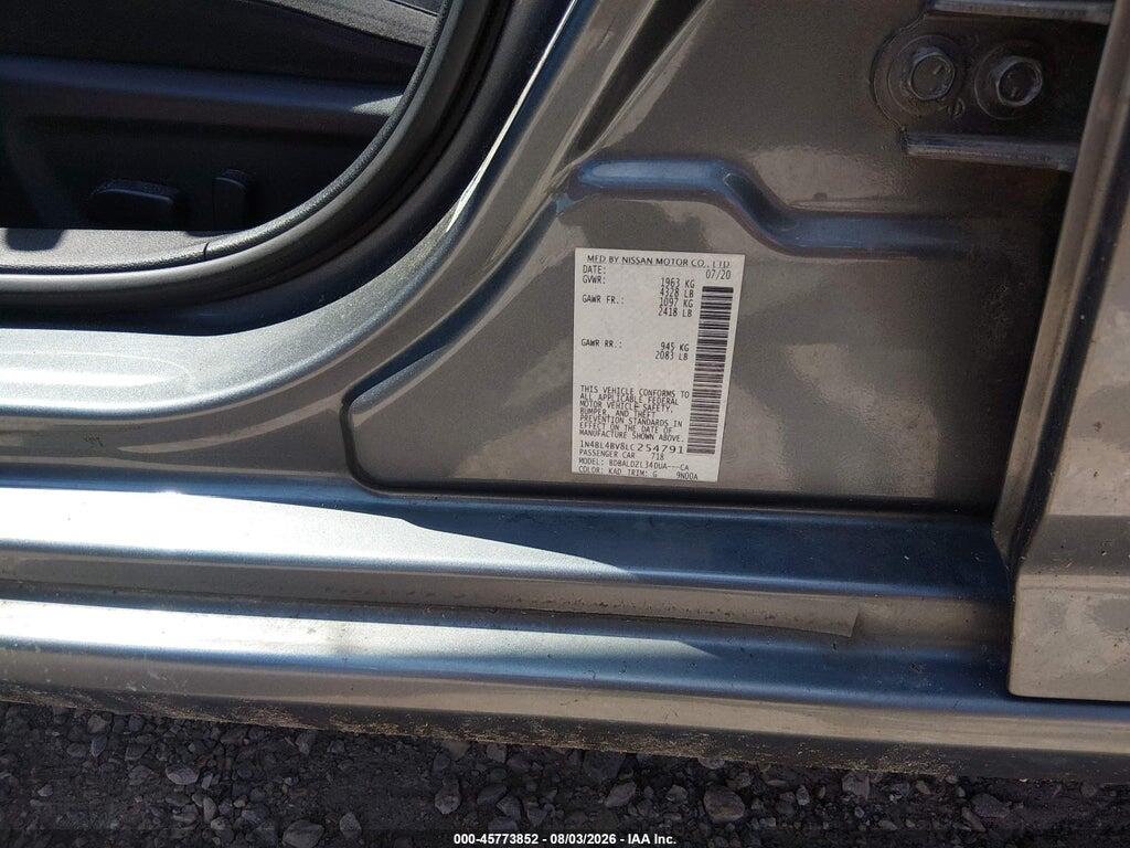 1N4BL4BV8LC254791 2020 NISSAN ALTIMA photo no. 9