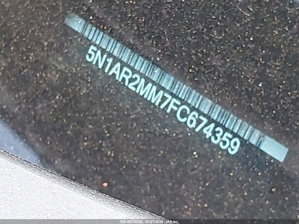 5N1AR2MM7FC674359 2015 NISSAN PATHFINDER photo no. 12