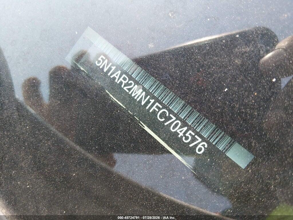 5N1AR2MN1FC704576 2015 NISSAN PATHFINDER photo no. 9