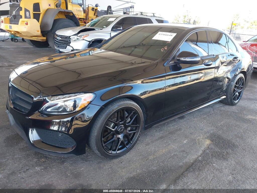 55SWF4JB4JU256157 2018 MERCEDES-BENZ C 300 photo no. 2