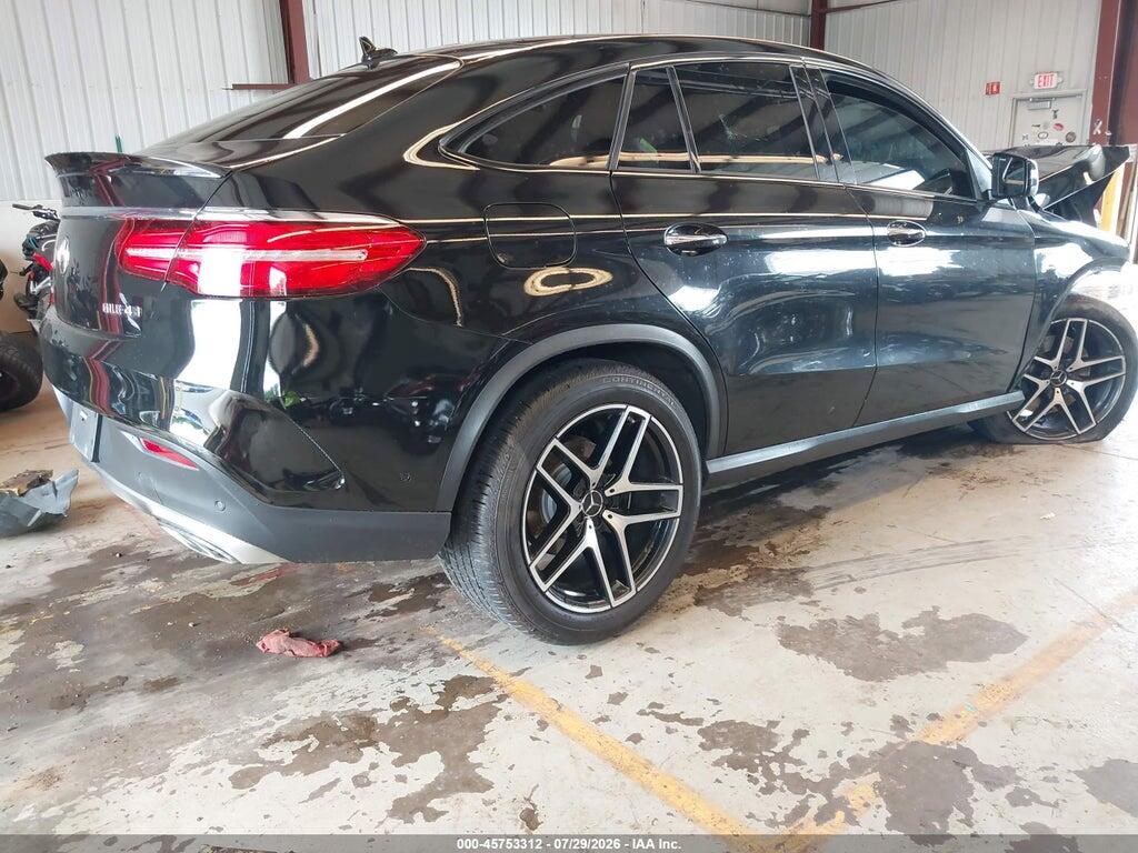 4JGED6EB0JA100775 2018 MERCEDES-BENZ AMG GLE 43 COUPE photo no. 4