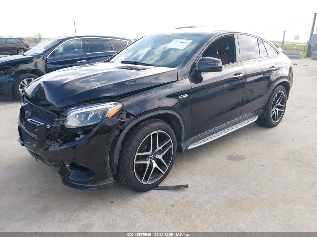 4JGED6EB2KA147162 2019 MERCEDES-BENZ AMG GLE 43 COUPE photo no. 2