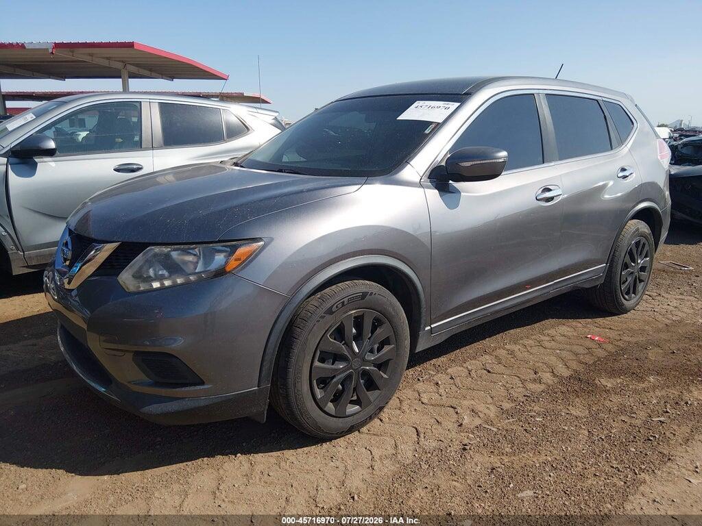KNMAT2MTXFP579736 2015 NISSAN ROGUE photo no. 2