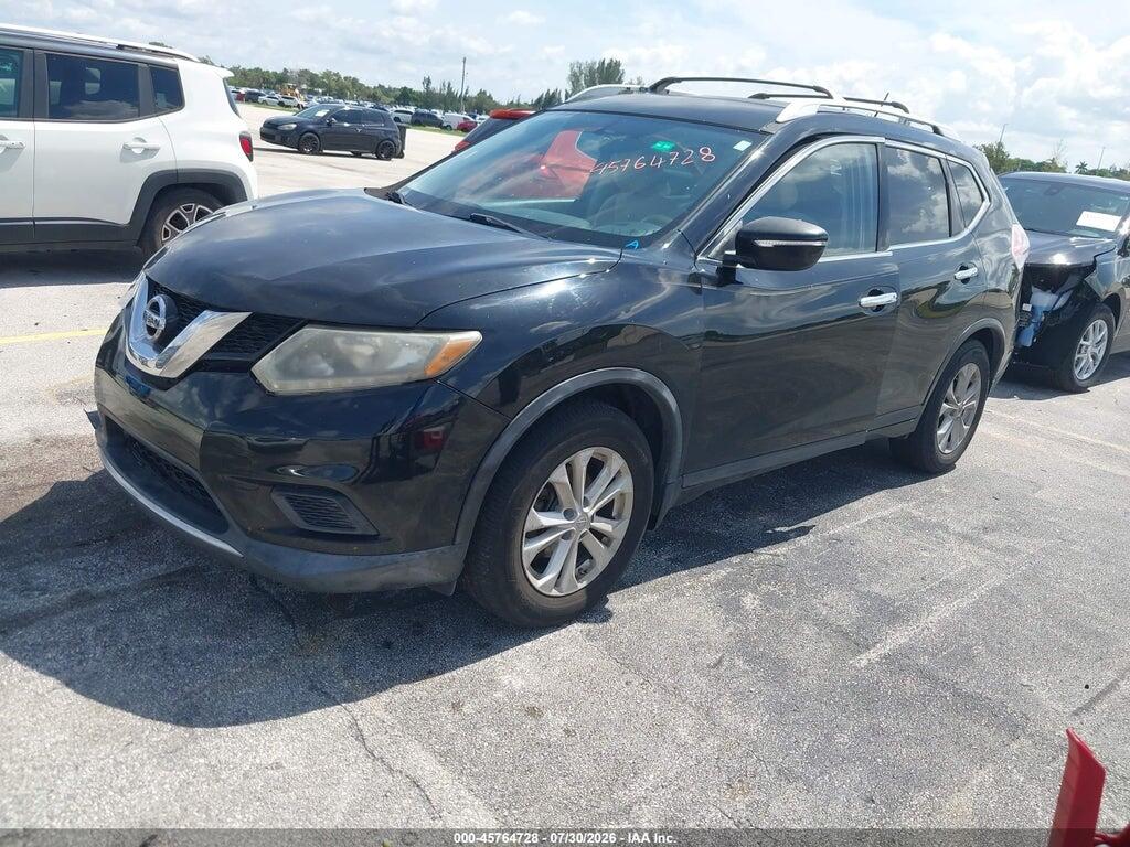 KNMAT2MTXFP533615 2015 NISSAN ROGUE photo no. 2