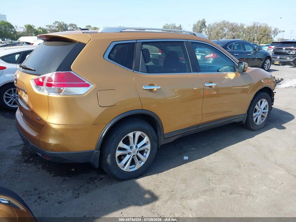 KNMAT2MTXFP510691 2015 NISSAN ROGUE photo no. 4