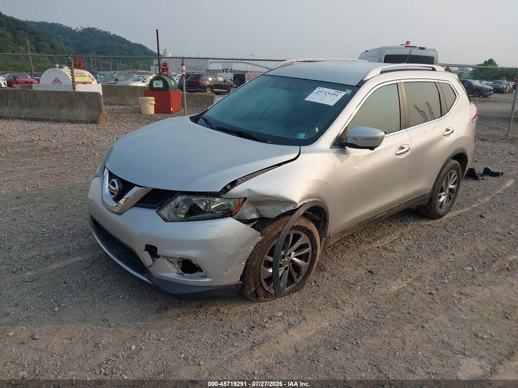 5N1AT2MV2FC906456 2015 NISSAN ROGUE photo no. 2