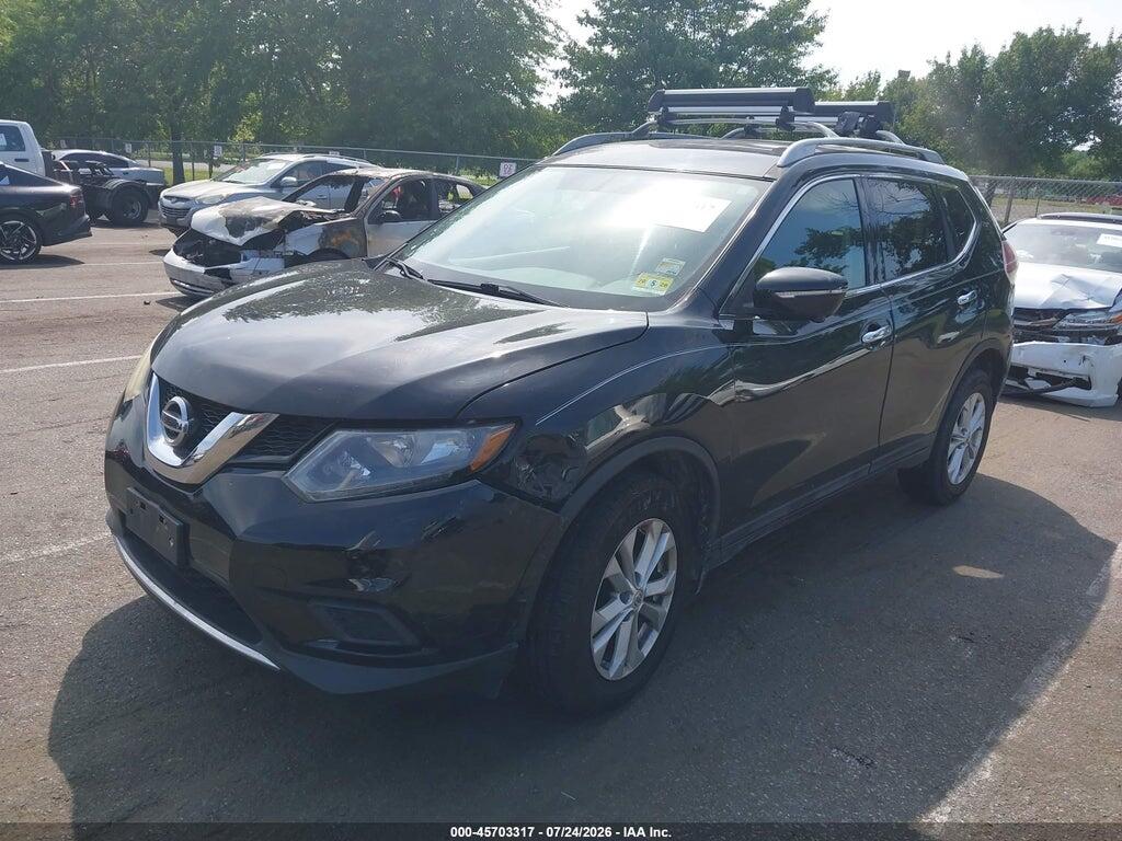 5N1AT2MVXFC854607 2015 NISSAN ROGUE photo no. 2