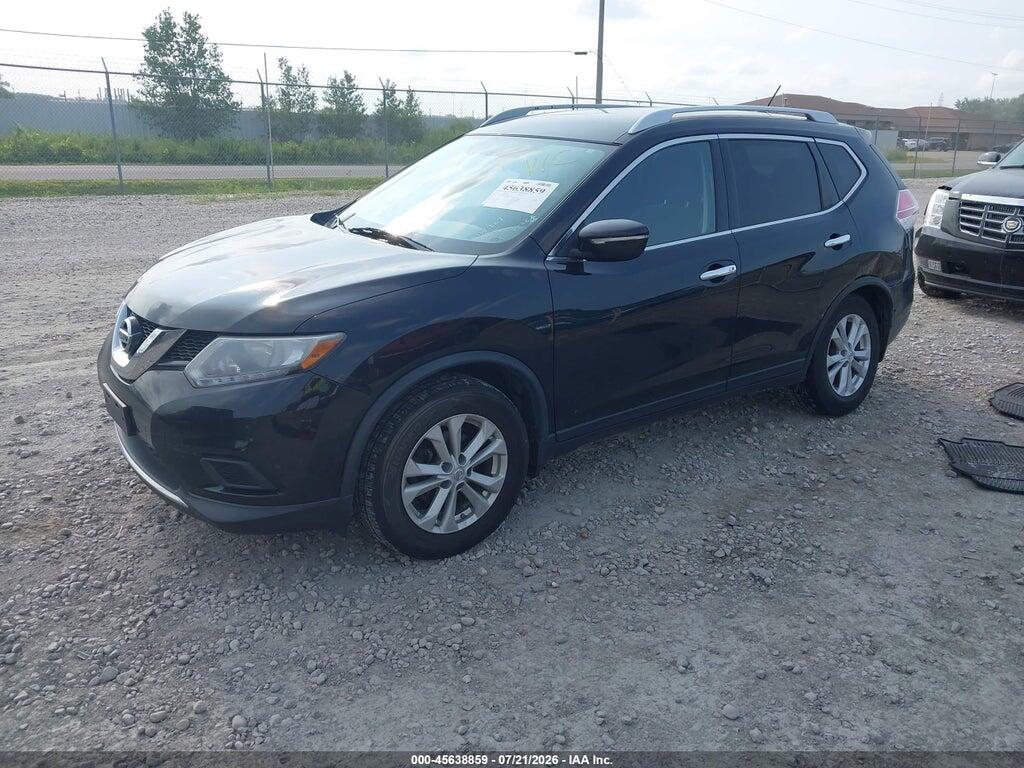 KNMAT2MVXFP539187 2015 NISSAN ROGUE photo no. 2