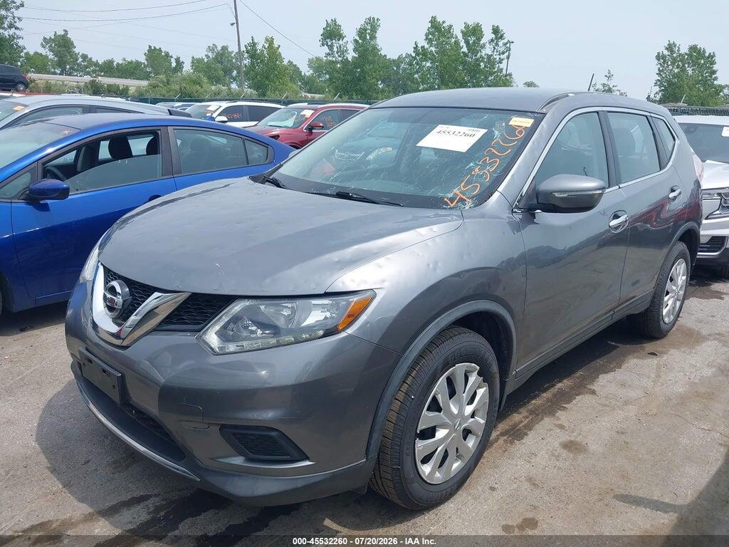 KNMAT2MVXFP590821 2015 NISSAN ROGUE photo no. 2