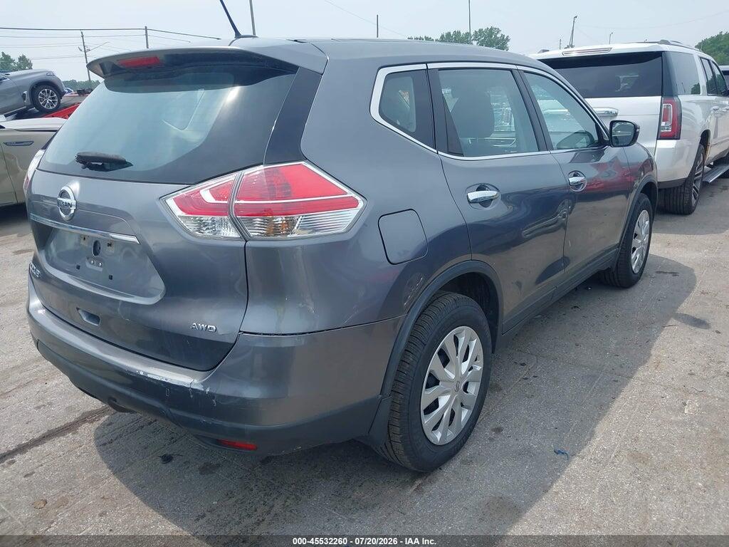 KNMAT2MVXFP590821 2015 NISSAN ROGUE photo no. 4