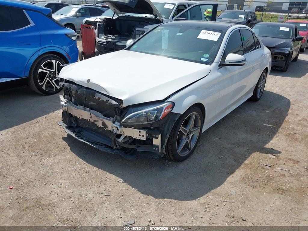 55SWF4JB8JU246375 2018 MERCEDES-BENZ C 300 photo no. 2