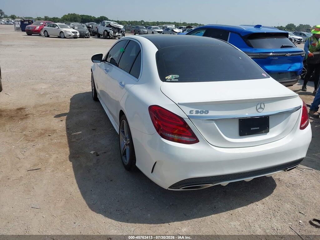 55SWF4JB8JU246375 2018 MERCEDES-BENZ C 300 photo no. 3