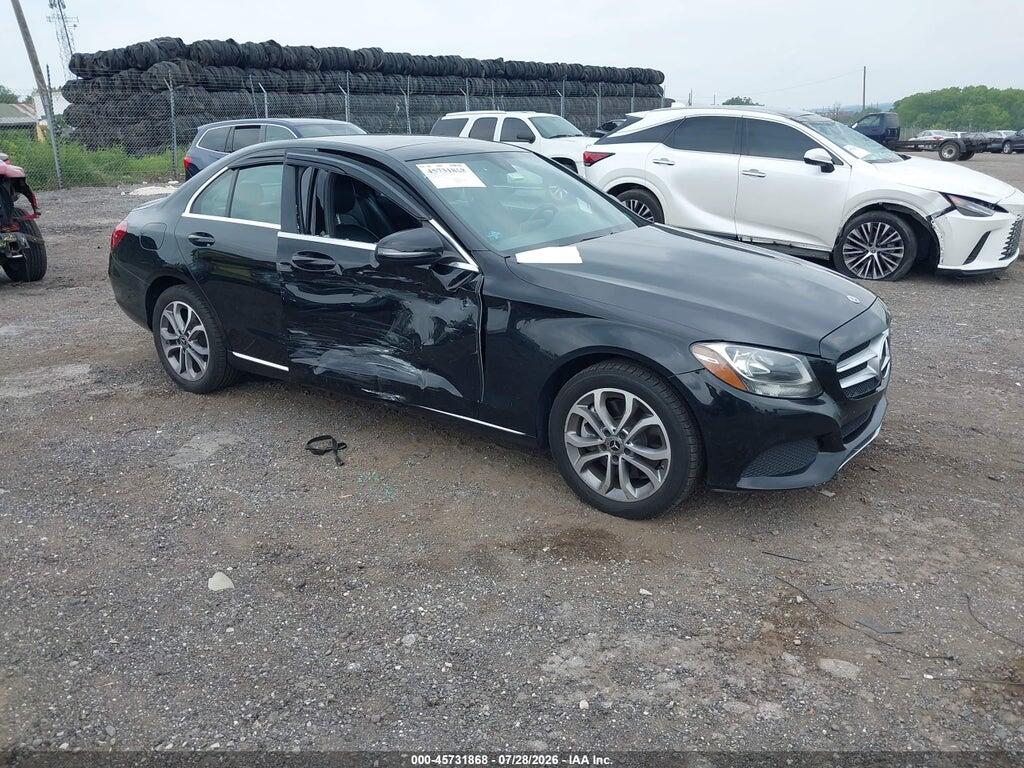 WDDWF4KB9JR403251 2018 MERCEDES-BENZ C 300 photo no. 1