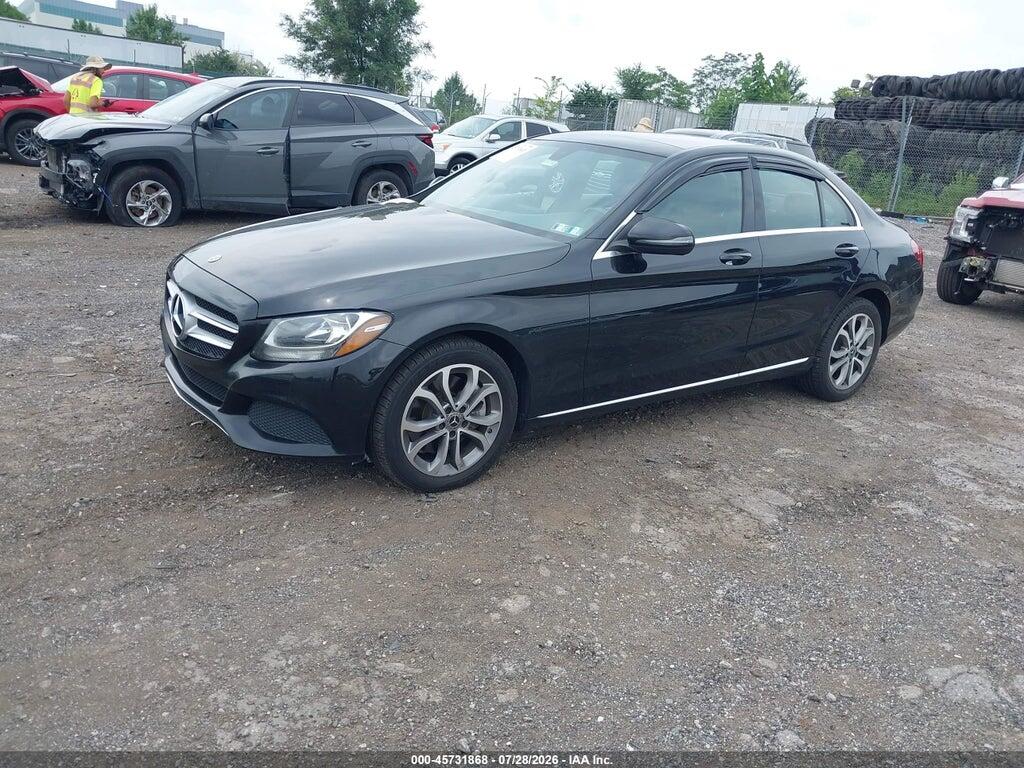 WDDWF4KB9JR403251 2018 MERCEDES-BENZ C 300 photo no. 2