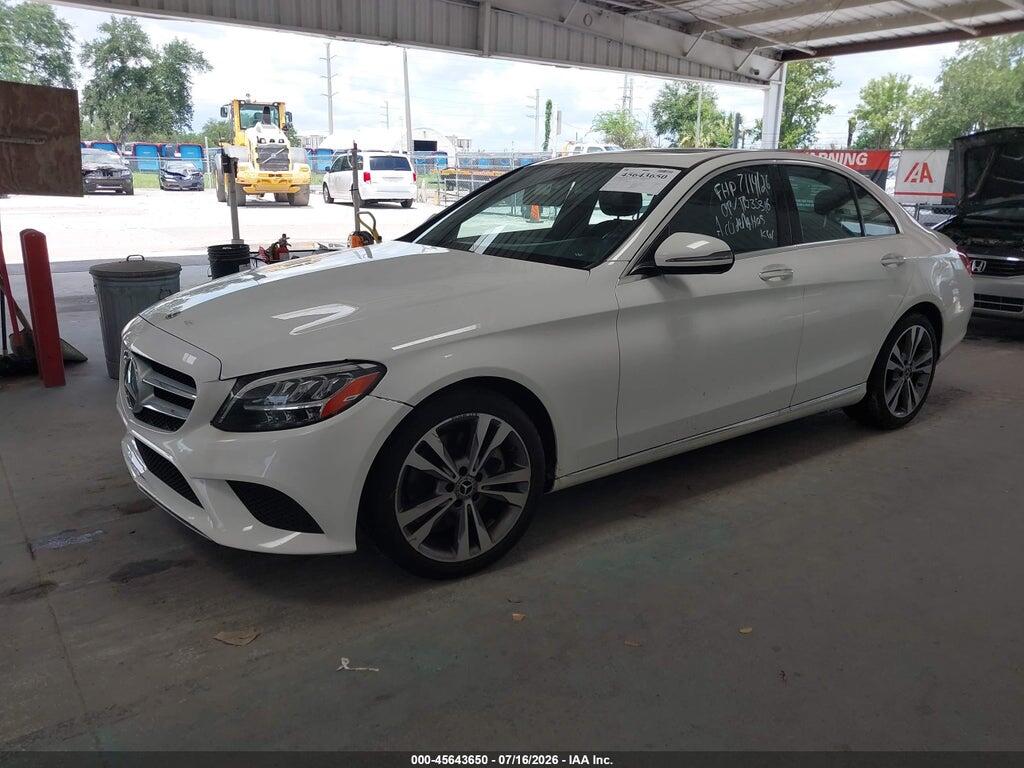 55SWF8DB2KU289310 2019 MERCEDES-BENZ C 300 photo no. 2