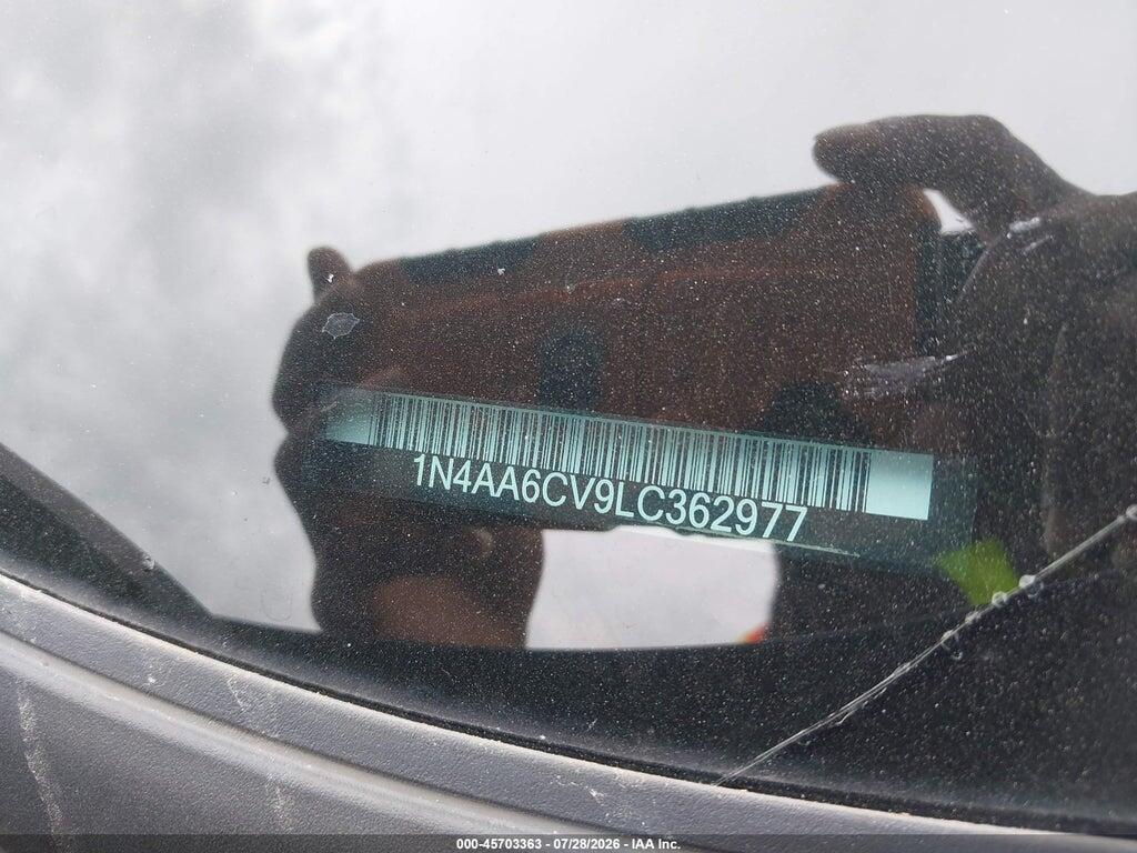 1N4AA6CV9LC362977 2020 NISSAN MAXIMA photo no. 9