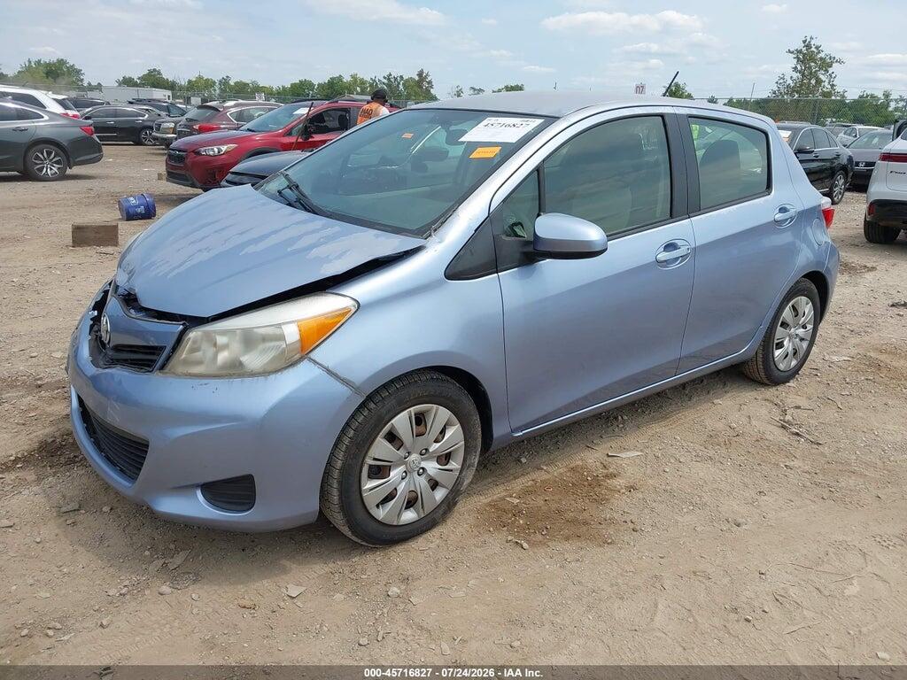JTDKTUD30DD549871 2013 TOYOTA YARIS photo no. 2