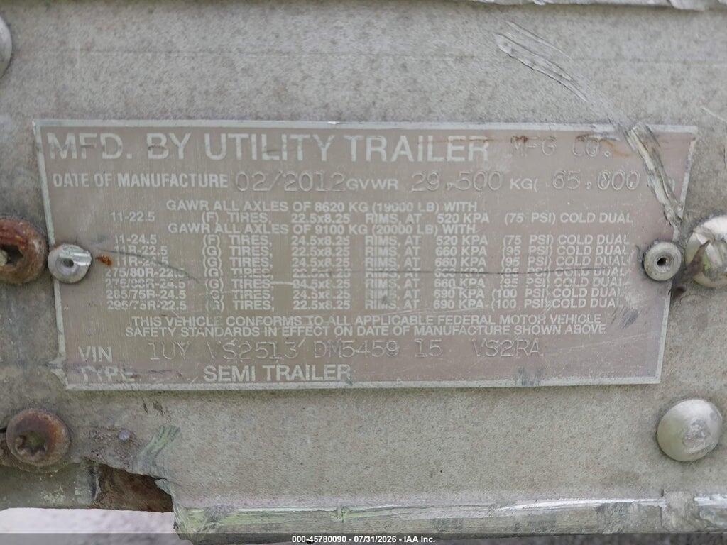 1UYVS2513DM545915 2013 UTILITY TRAILER MFG UNKNOWN photo no. 9