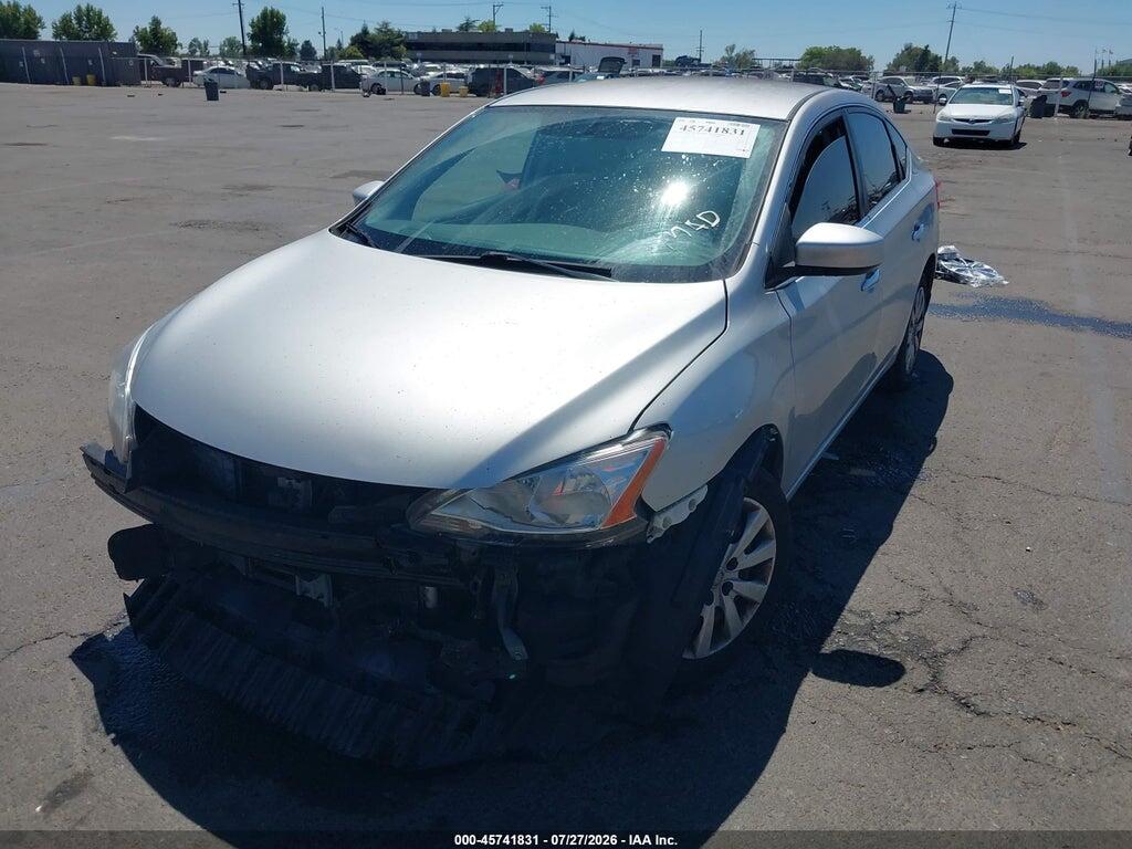 3N1AB7AP3FY333409 2015 NISSAN SENTRA photo no. 2