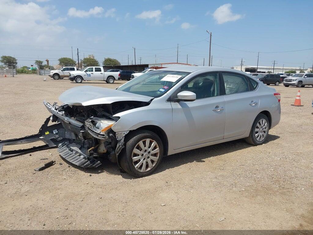 3N1AB7AP1FL664549 2015 NISSAN SENTRA photo no. 2