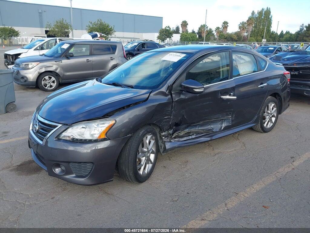 3N1AB7AP2FY225847 2015 NISSAN SENTRA photo no. 2