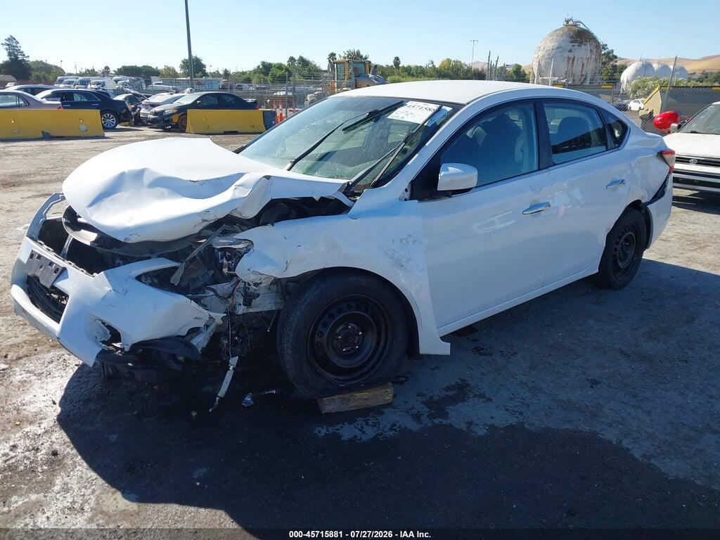 3N1AB7AP1FY264218 2015 NISSAN SENTRA photo no. 2