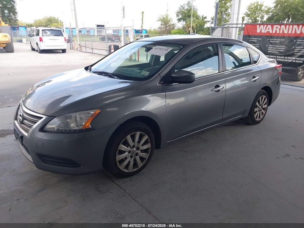 3N1AB7AP1FY279348 2015 NISSAN SENTRA photo no. 2