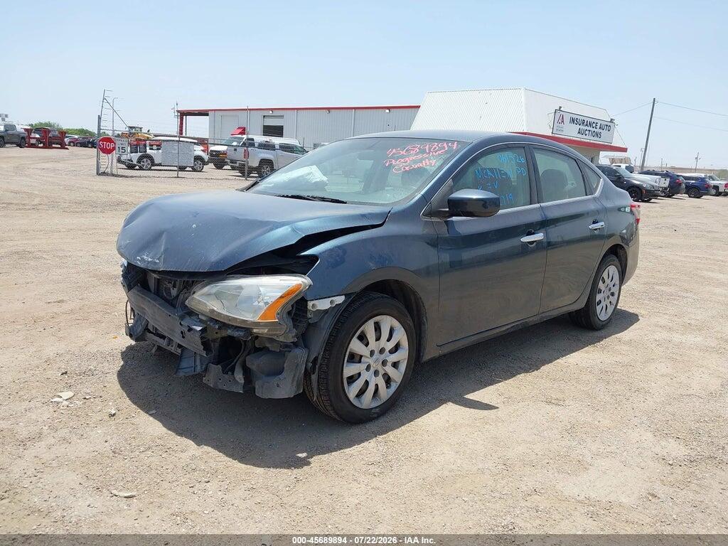 3N1AB7AP2FL684244 2015 NISSAN SENTRA photo no. 2