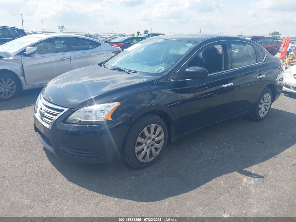 3N1AB7AP7FL660652 2015 NISSAN SENTRA photo no. 2