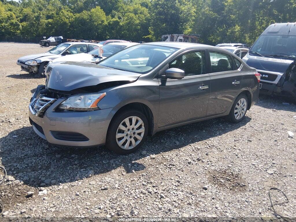3N1AB7AP9FY381254 2015 NISSAN SENTRA photo no. 2
